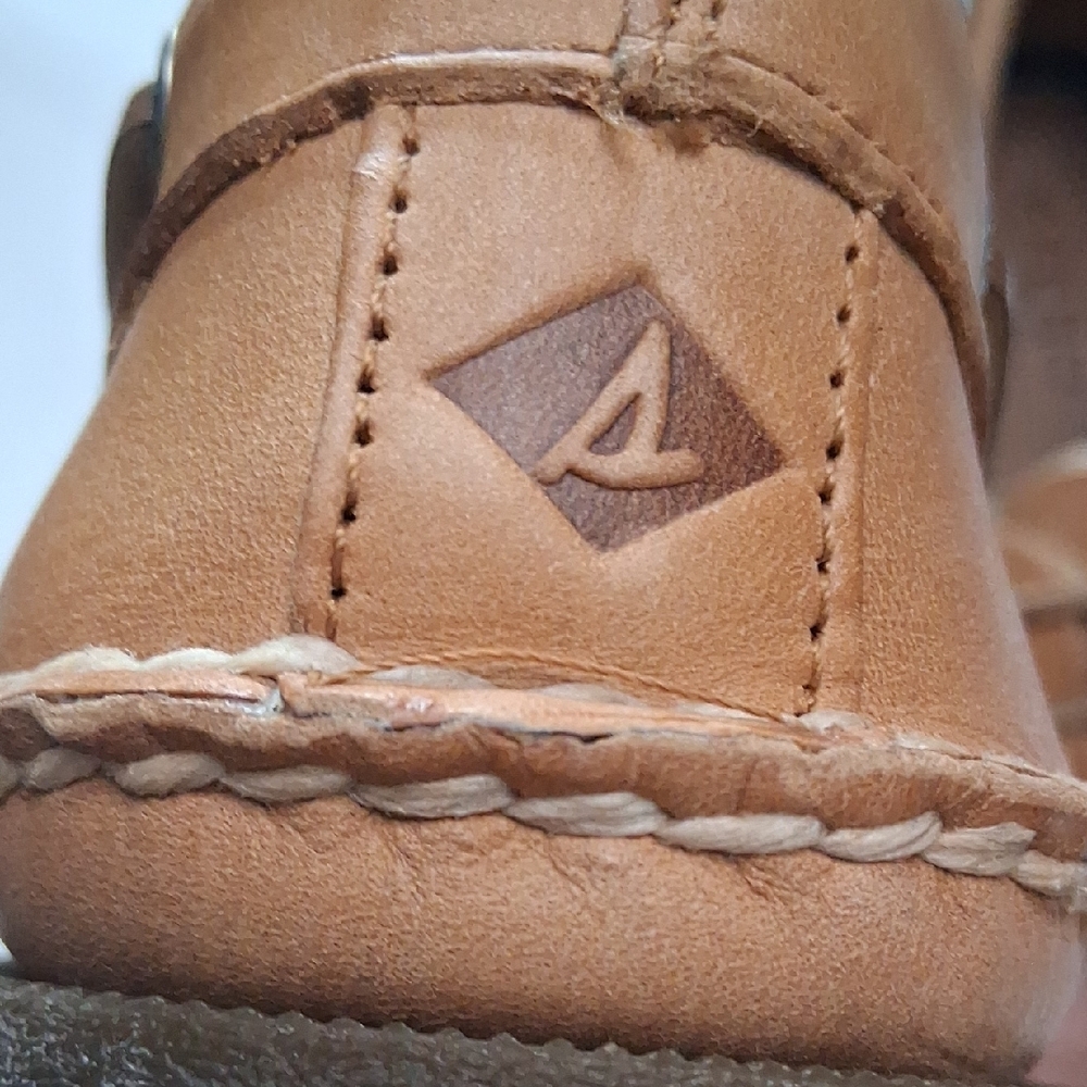 Sperry Men's Brown Leather Boat Shoes - Picture 5 of 8